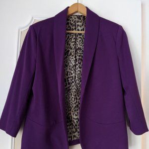 Dark purple woman's Tradition blazer